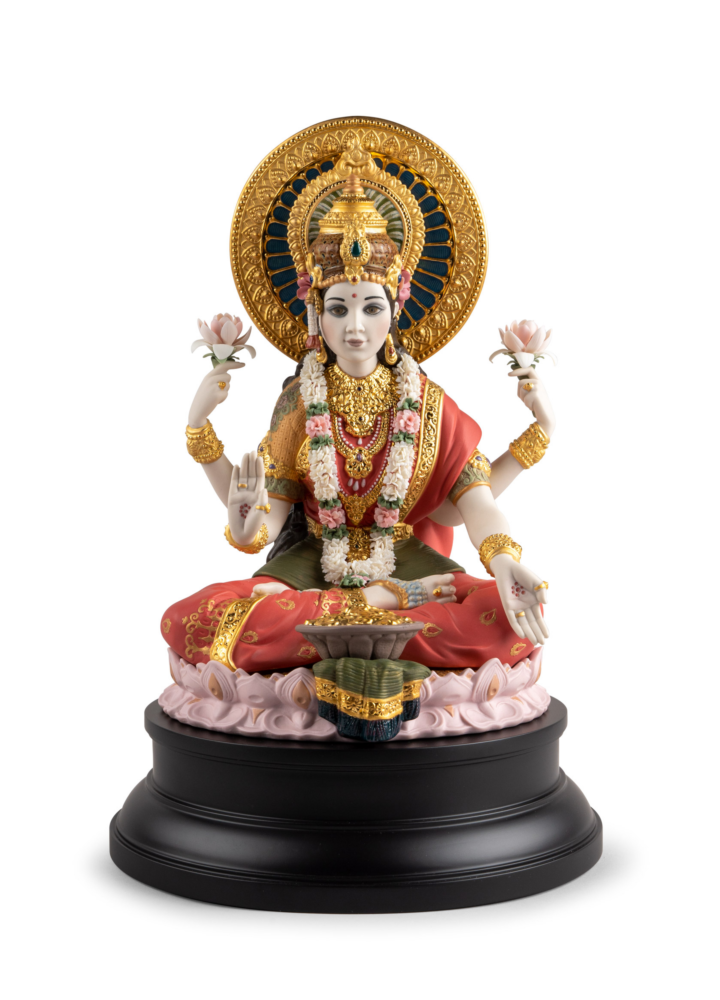 Goddess Lakshmi in Lladró