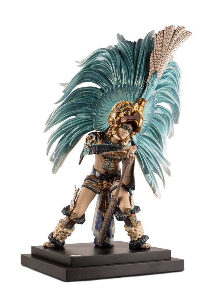 Aztec dance Sculpture. Limited edition in Lladró