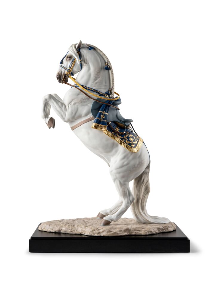 Spanish Pure Breed Sculpture - Haute École. Limited Edition in Lladró