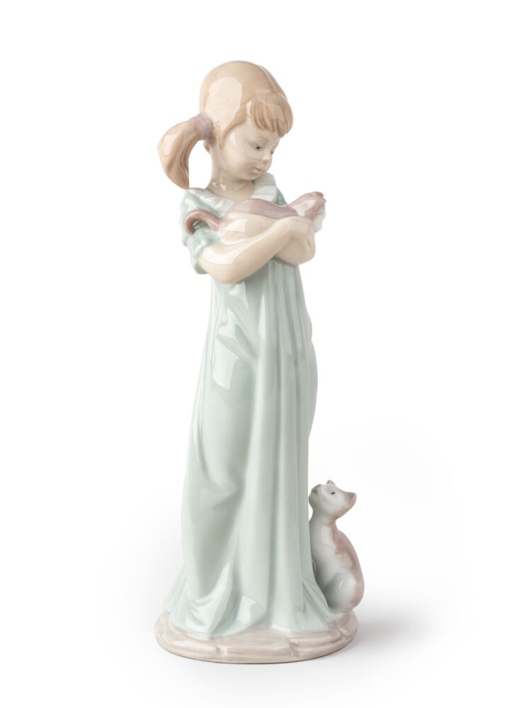 Figurina Ragazza con gattini in Lladró