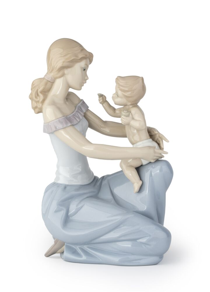 One for You one for Me Mother Figurine in Lladró