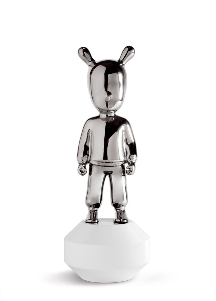 The Silver Guest Figurine. Small Model. in Lladr&oacute;