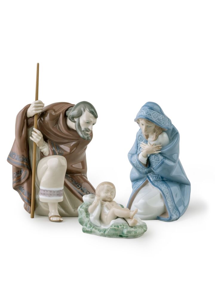 Porcelain Nativity set "Silent Night" in Lladró