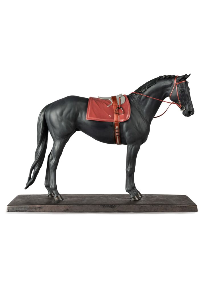 Escultura caballo Pura sangre inglés en Lladró