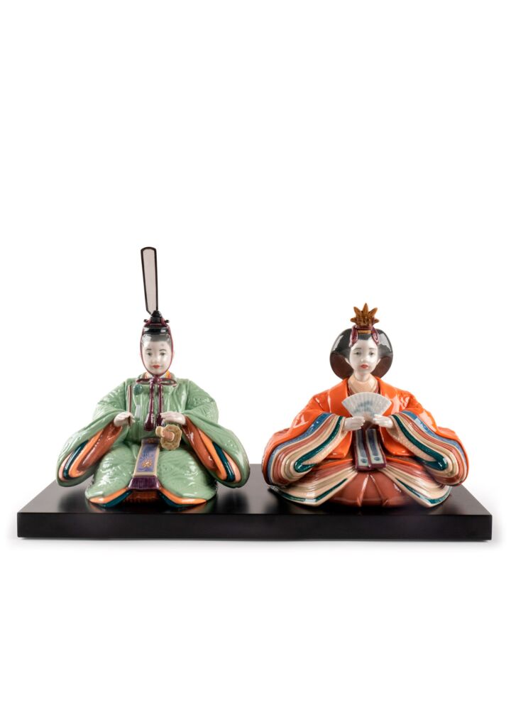 雛人形(Green & Orange) in Lladró