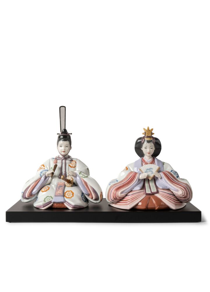 雛人形(花文様) =Limited Edition= in Lladró