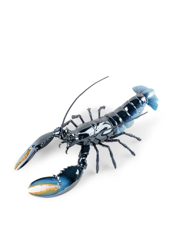 Lobster Sculpture. Blue in Lladr&oacute;