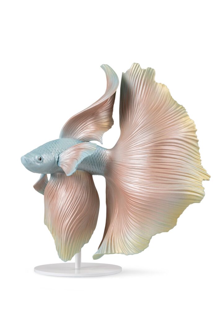 Escultura Pez Betta. Derecho en Lladr&oacute;