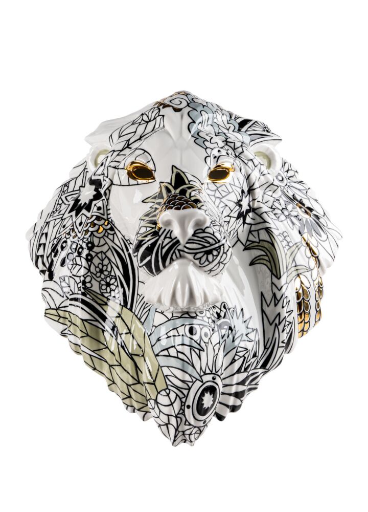 Maschera Leone / Natura selvaggia. Serie Limitata in Lladró