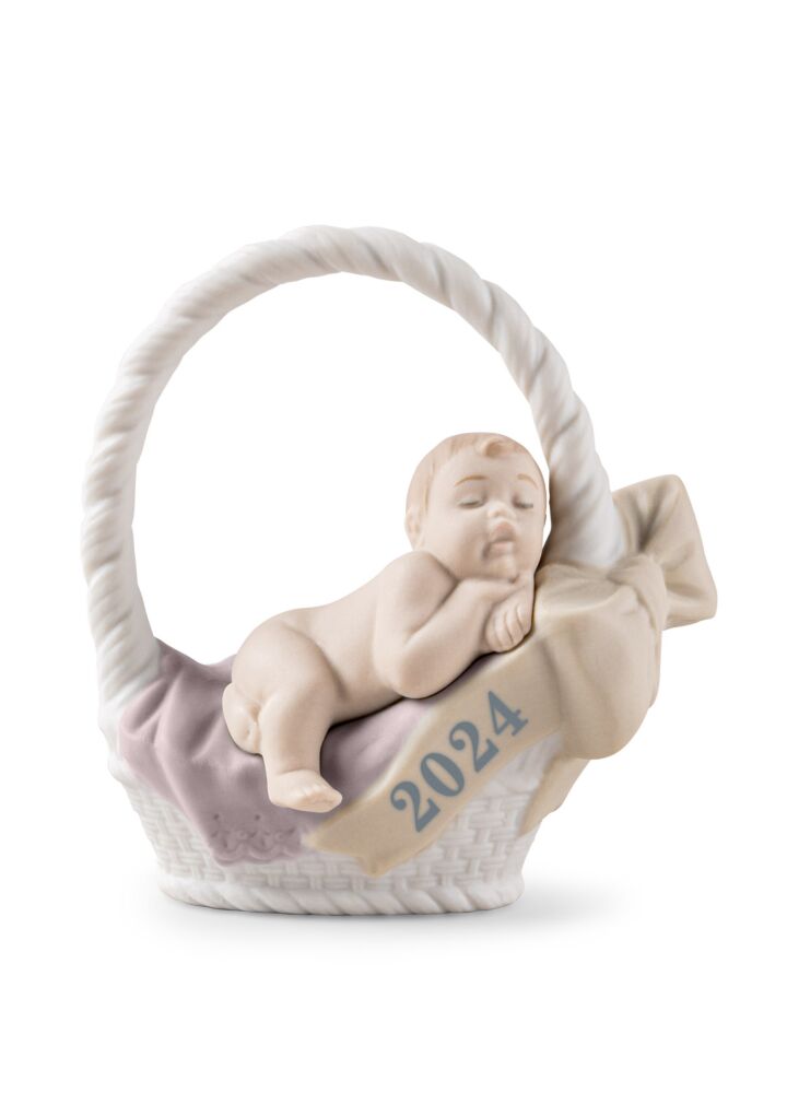 Figurina Nata nel 2024 (bimba) in Lladró