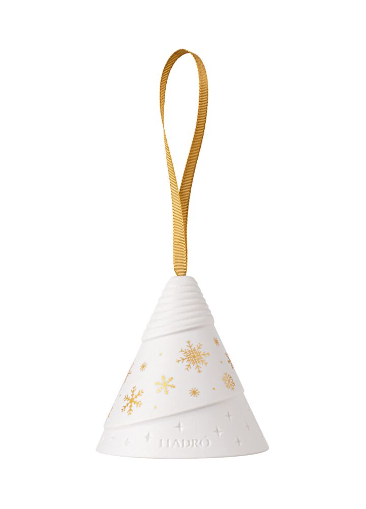 Adorno para el árbol de Navidad de porcelana - Happy Holidays en Lladró