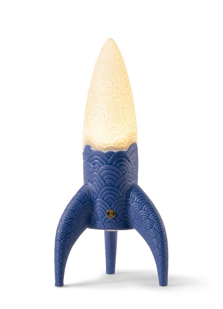 Cosmic Rocket wireless lamp in Lladró