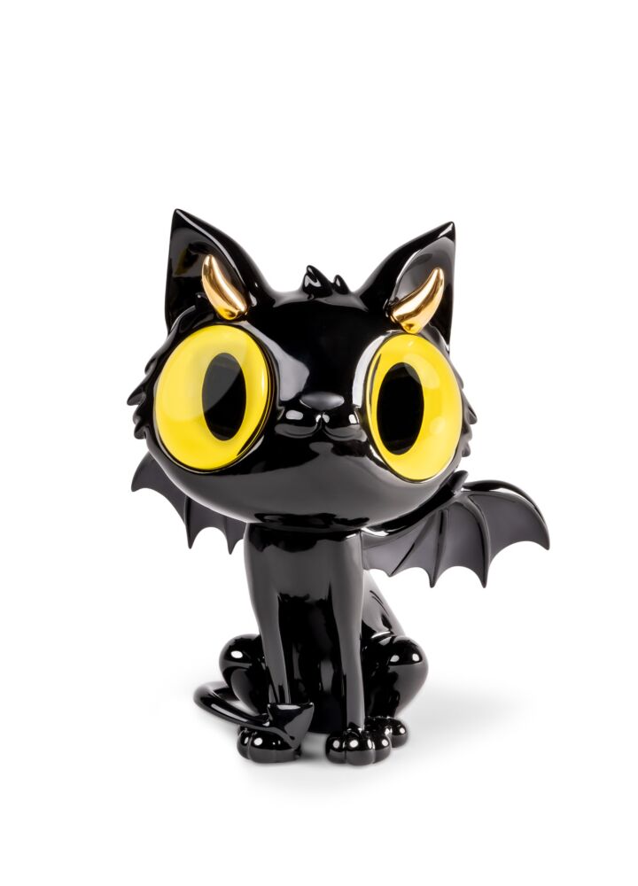 Little devil cat Sculpture. Limited Edition in Lladr&oacute;