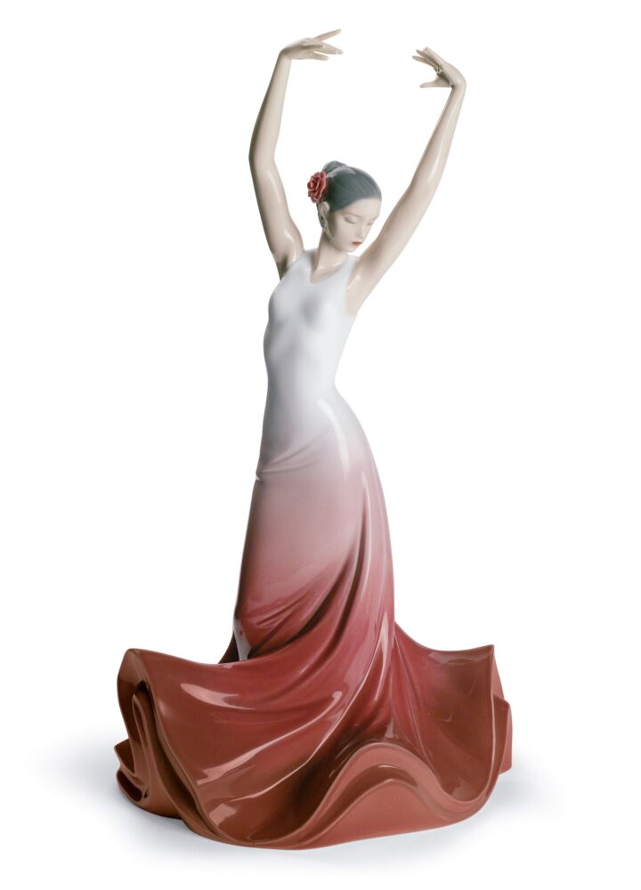 Heart of Spain Flamenco Woman Figurine in Lladró