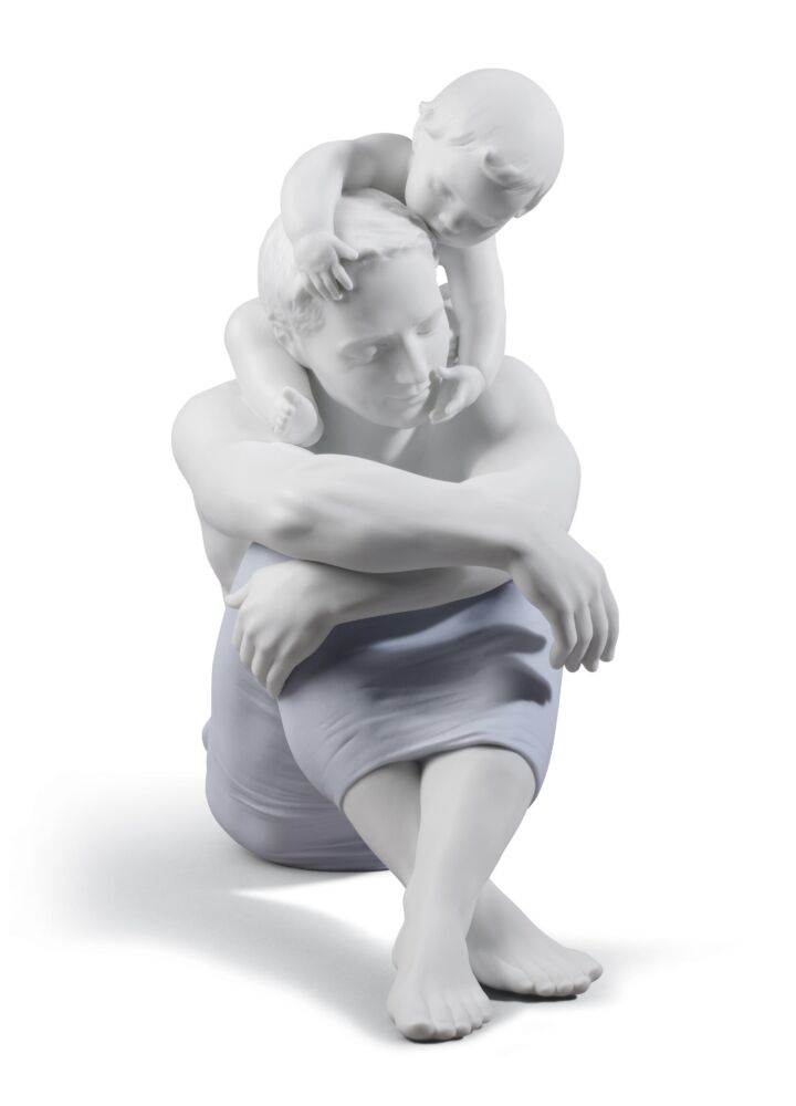 Figurina Ti voglio bene papà in Lladró