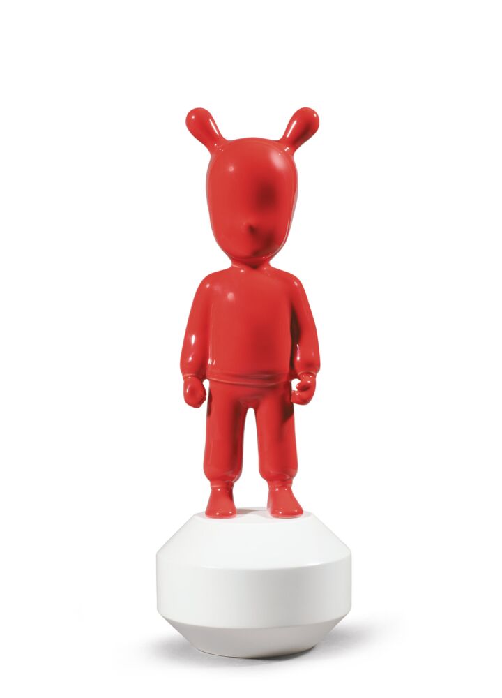 The Red Guest Figurine. Small Model. in Lladr&oacute;