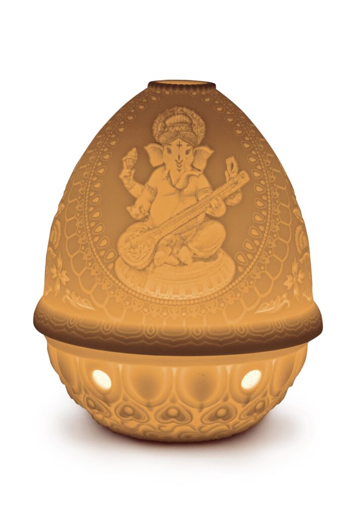 Litofanía Ganesha con Veena en Lladró