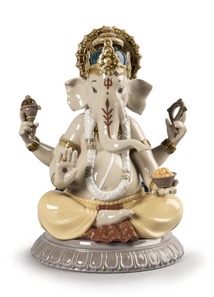 Lord Ganesha Figurine in Lladró