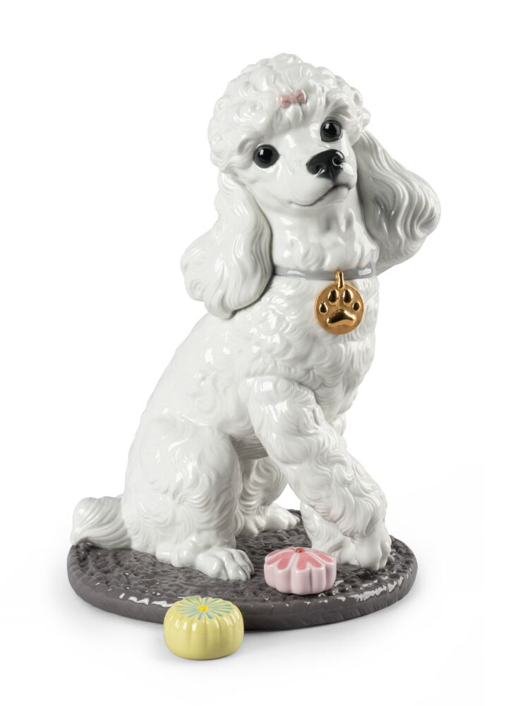 Figurina Barboncino con mochis in Lladró