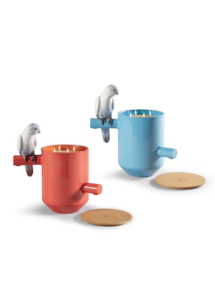 Set Candele Parrot Treasure in Lladró