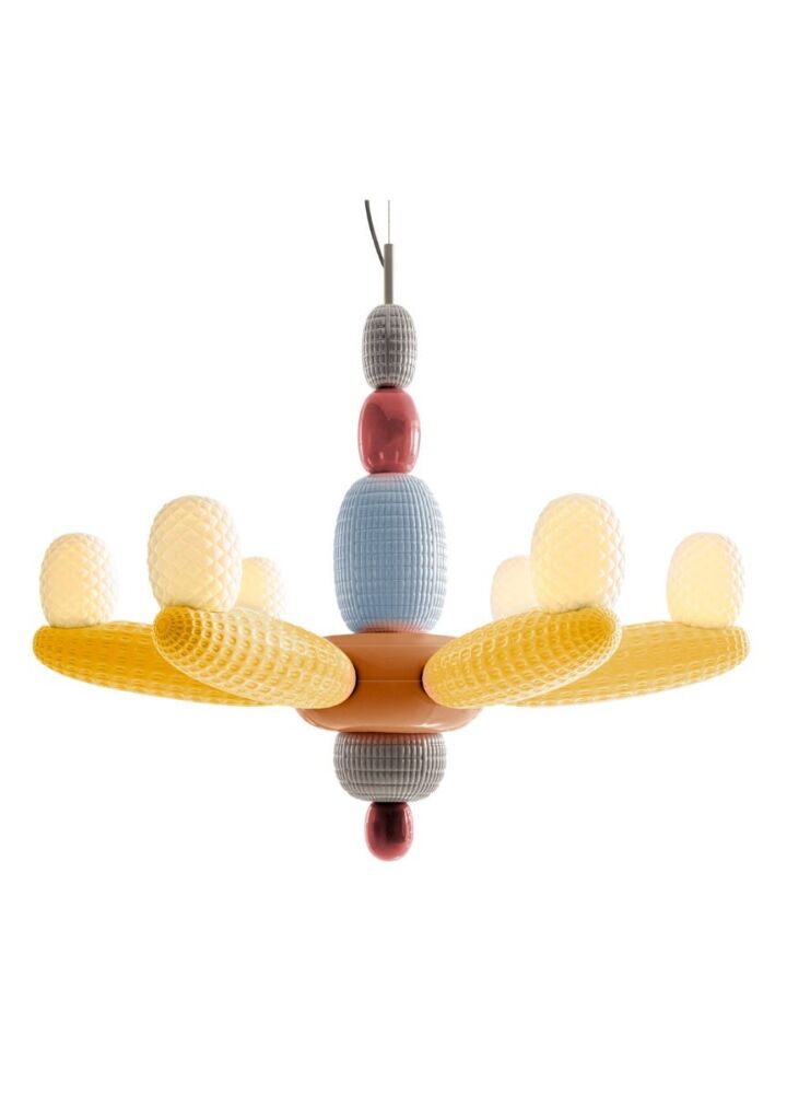 Soft Blown Chandelier in Lladró