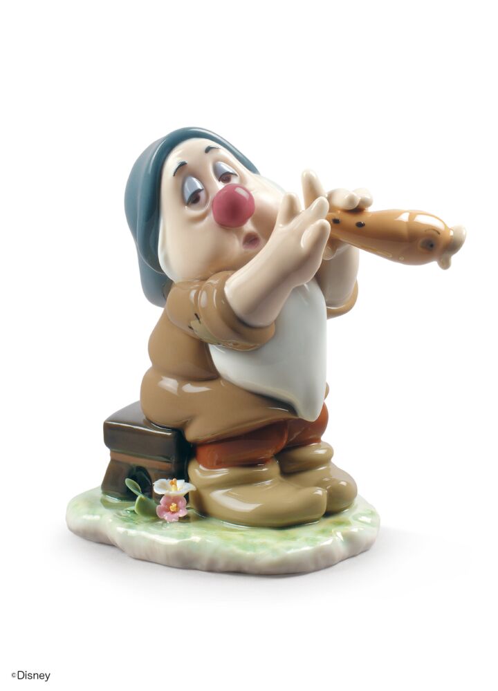 Figurina nanetto Biancaneve Pisolo in Lladró