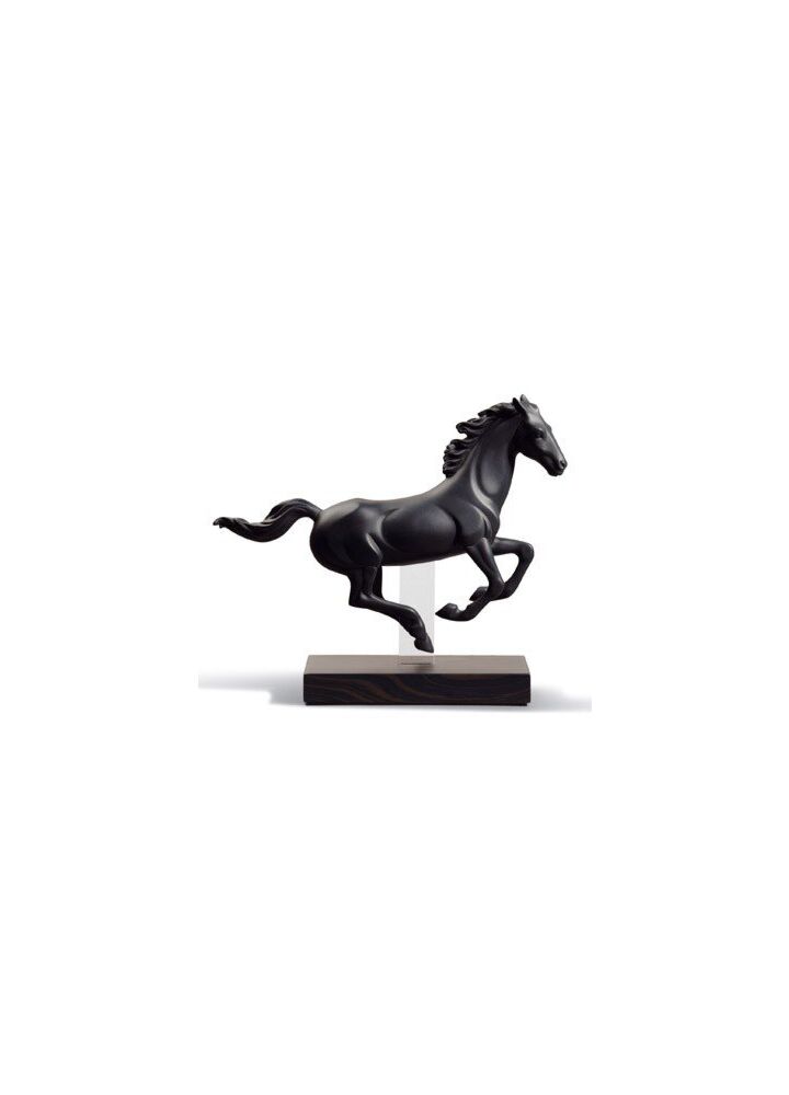 Gallop I (black) in Lladró