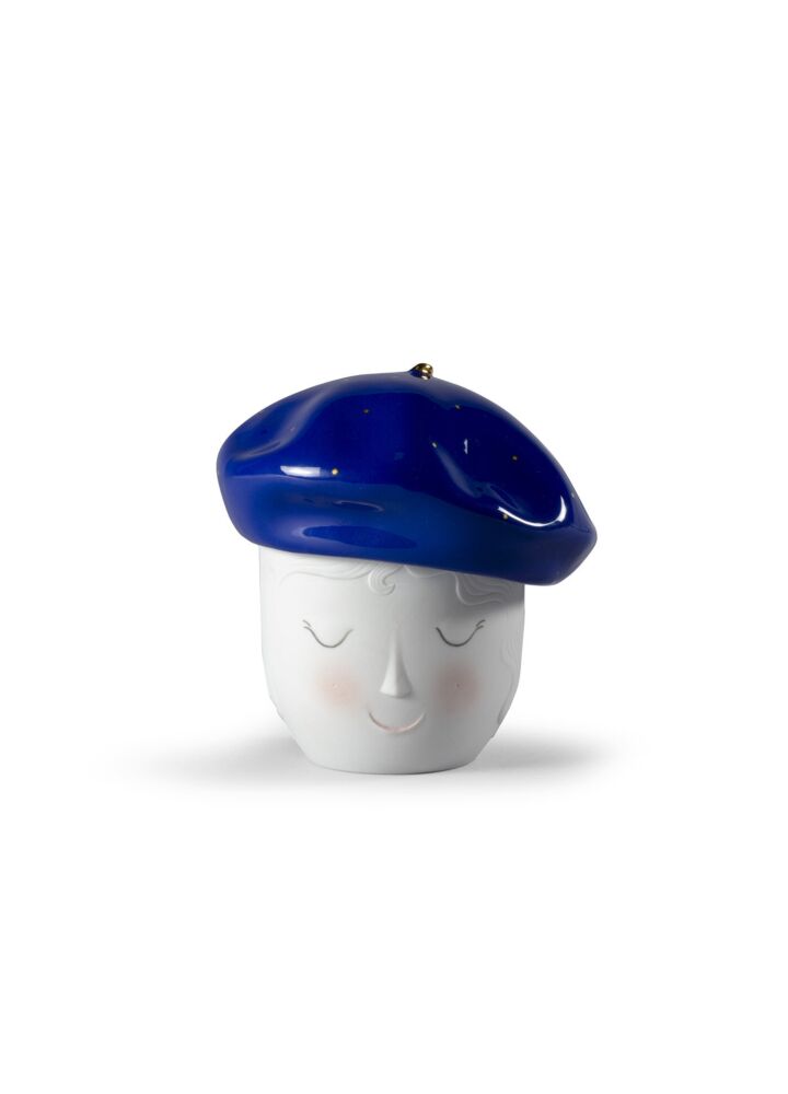 Lane(ボックス) Beret/Blue Gold in Lladró