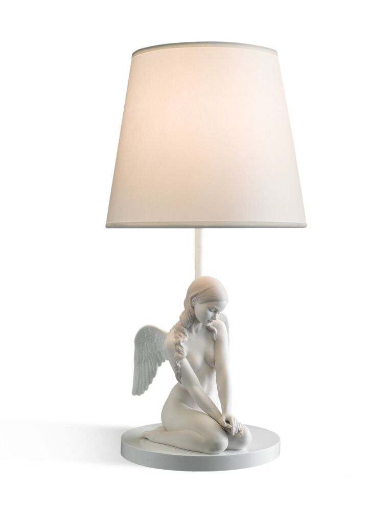 Beautiful Angel Table Lamp in Lladró
