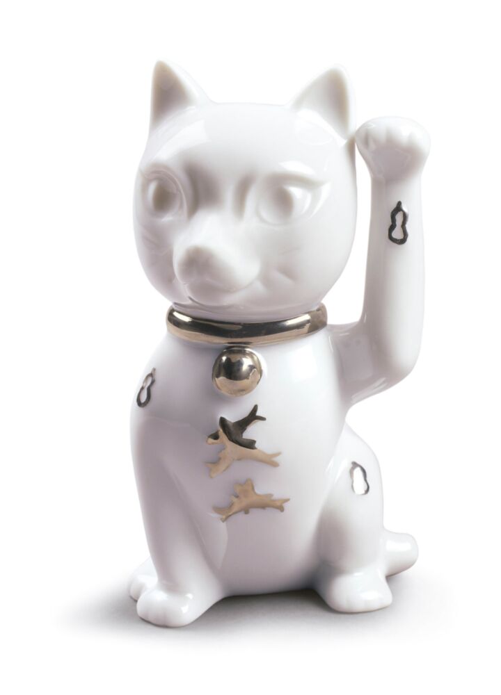 Maneki Neko(White) in Lladró
