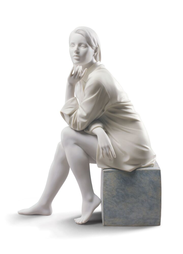 Figurina Donna Un momento di tranquillità in Lladró