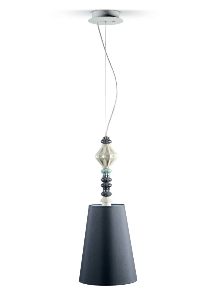 Belle de Nuit Ceiling Lamp I. Black (CE/UK/CCC) in Lladró