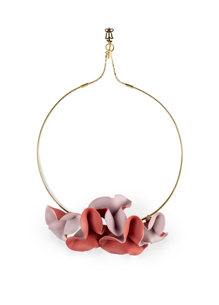 Girocollo apreto Lola. Rosa e rosso in Lladró