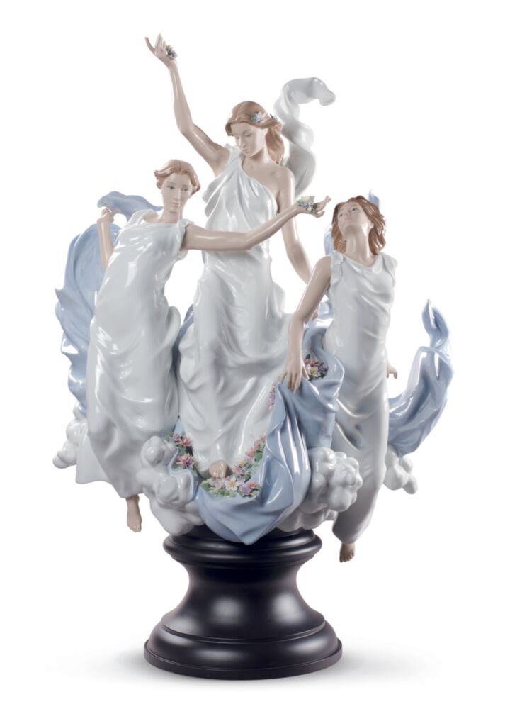 Scultura Donne Celebrazione della primavera. Edizione limitata in Lladró