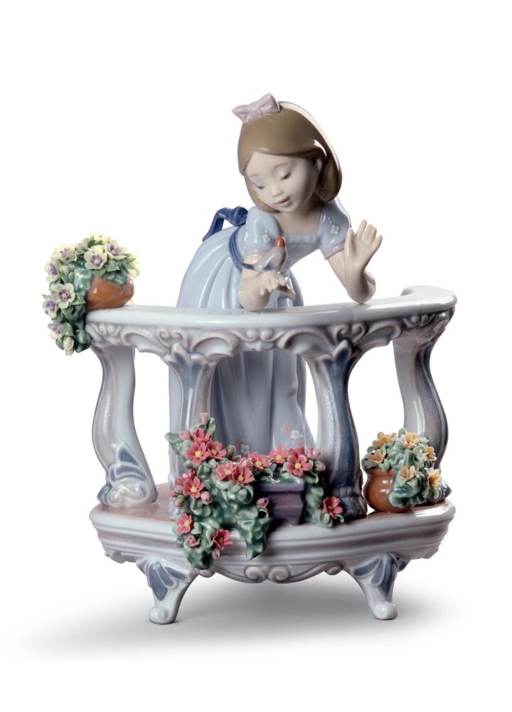 Figura niña El despertar de la primavera. Edición especial en Lladró
