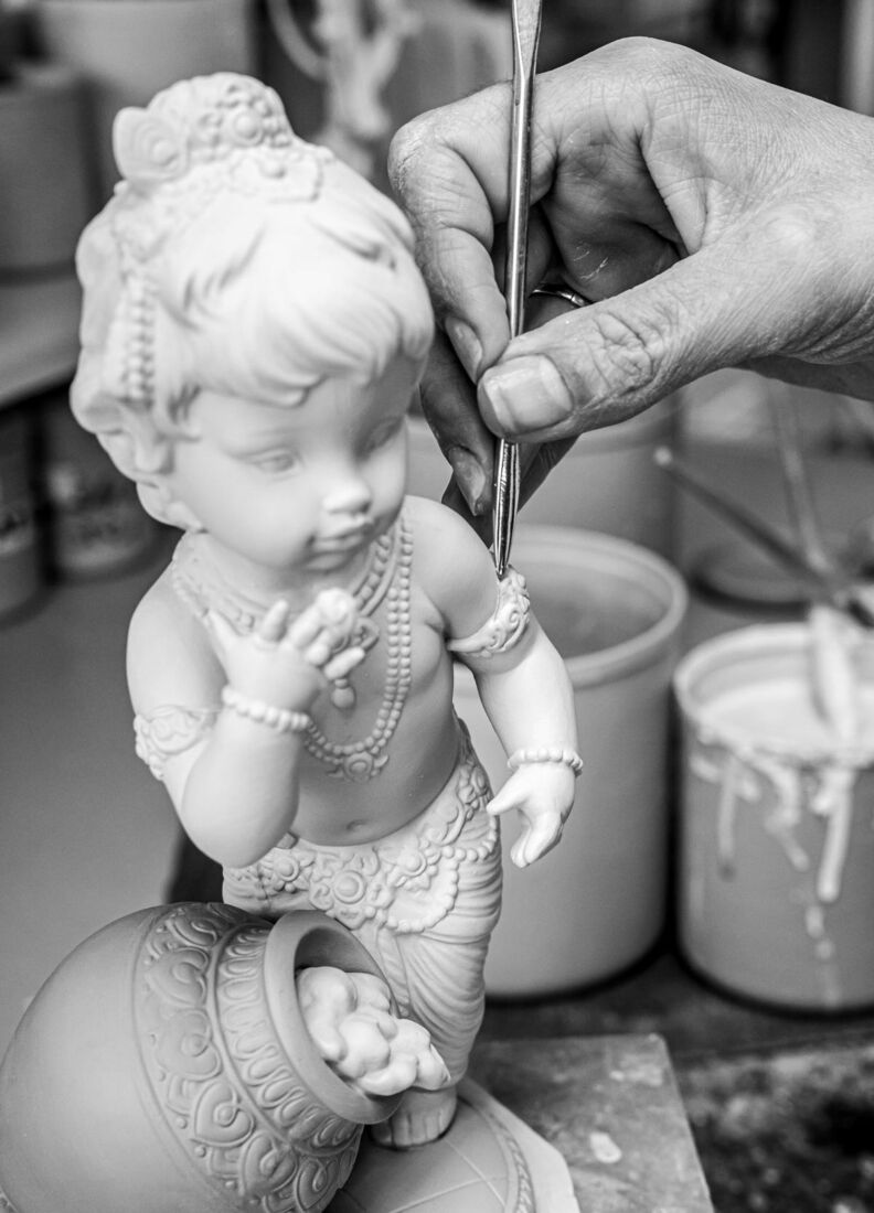 Figurina Krishna Butterthief, 1 di 3