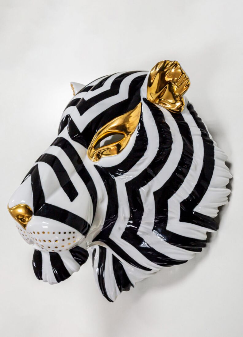 Maschera Tigre (nero-or), 1 di 6