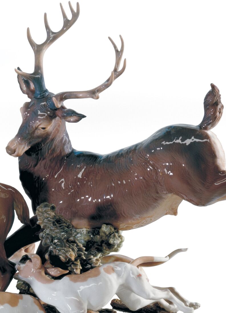 Pursued Deer Sculpture. Limited Edition, 1 of 5