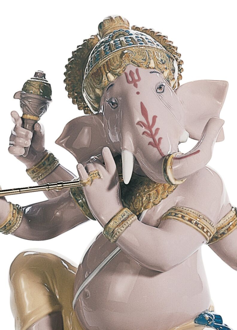 Figurina Ganesha con bansuri, 1 di 6