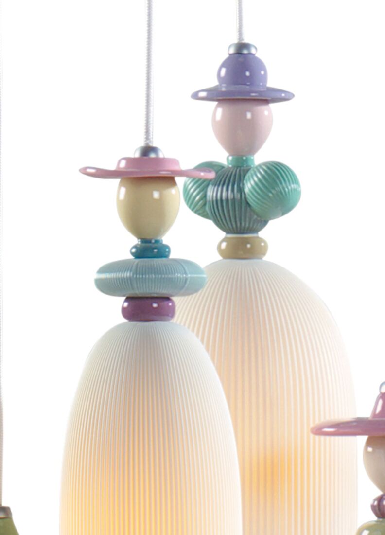 Mademoiselle 4 Lights Walking on The Beach Ceiling Lamp (CE/UK/CCC), 1 de 5