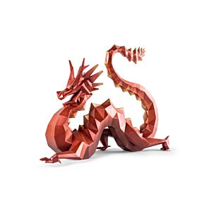 Origami ドラゴン (Red) 70周年記念モデル =Limited Edition= in Lladró