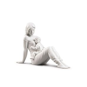 Figurina L'amore di una madre. Bianco opaco in Lladró