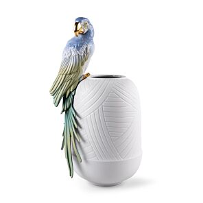 Vaso con pappagalli in Lladró