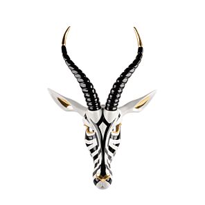 Maschera Antilope (nero-or) in Lladró