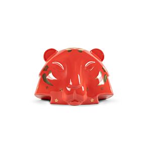 Scultura La Tigre. Rosso - oro in Lladró