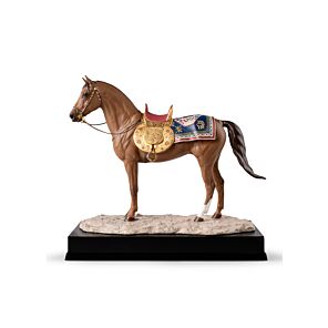 Scultura Cavallo Karabakh. Serie Limitata in Lladró