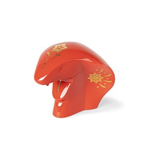 Scultura Il Serpente. Rosso - oro in Lladró