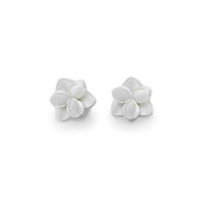 Pendientes botón Orquídea en Lladró