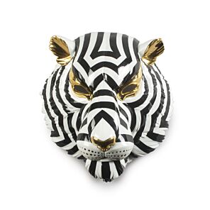 Maschera Tigre (nero-or) in Lladró