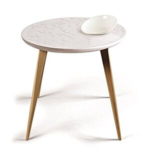 Frost Moment Table. With bowl. Oak in Lladró